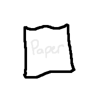 button and picture of paper
